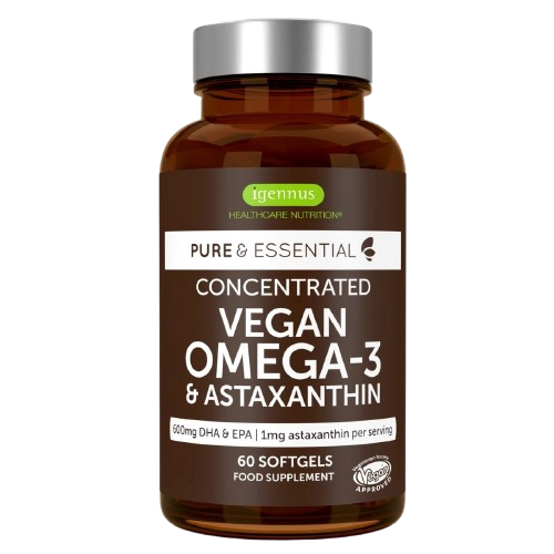 Pure & Essential Vegan Omega-3 & Astaxanthin