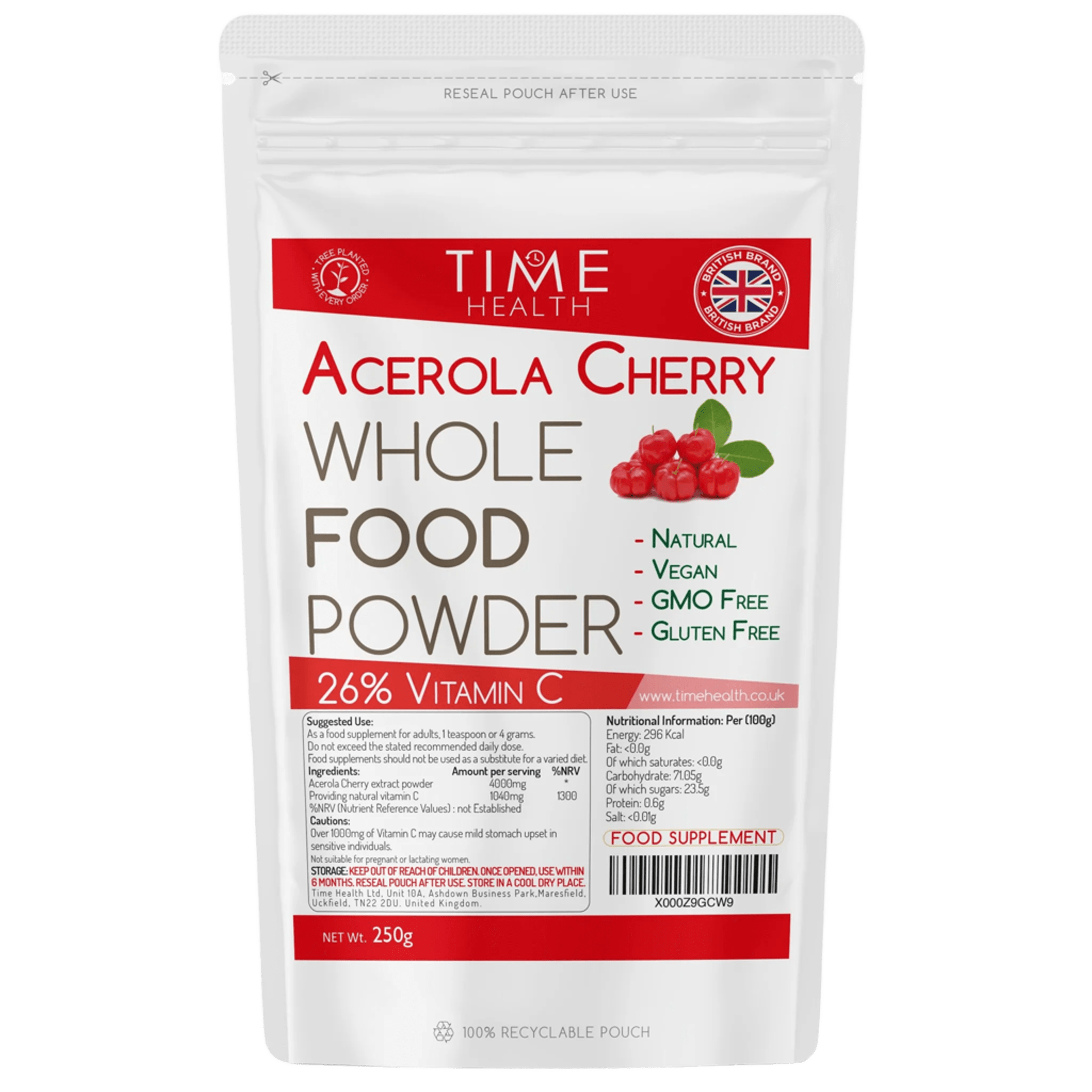 Acerola Cherry - 26% Vitamin C - Powder