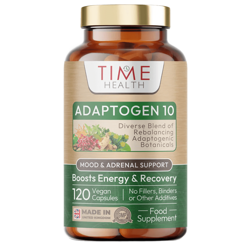Adaptogen Complex 10 - with Ashwagandha, Bacopa, Holy Basil, Rhodiola, Schisandra, Gotu Kola, Ginseng, Astragalus IV