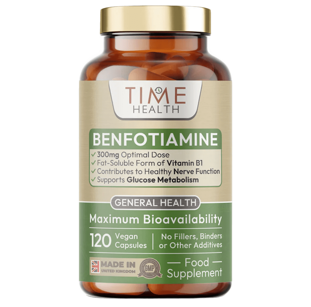 Benfotiamine - Vitamin B1 (Thiamine) - Glucose Metabolism, Nerves & Brain