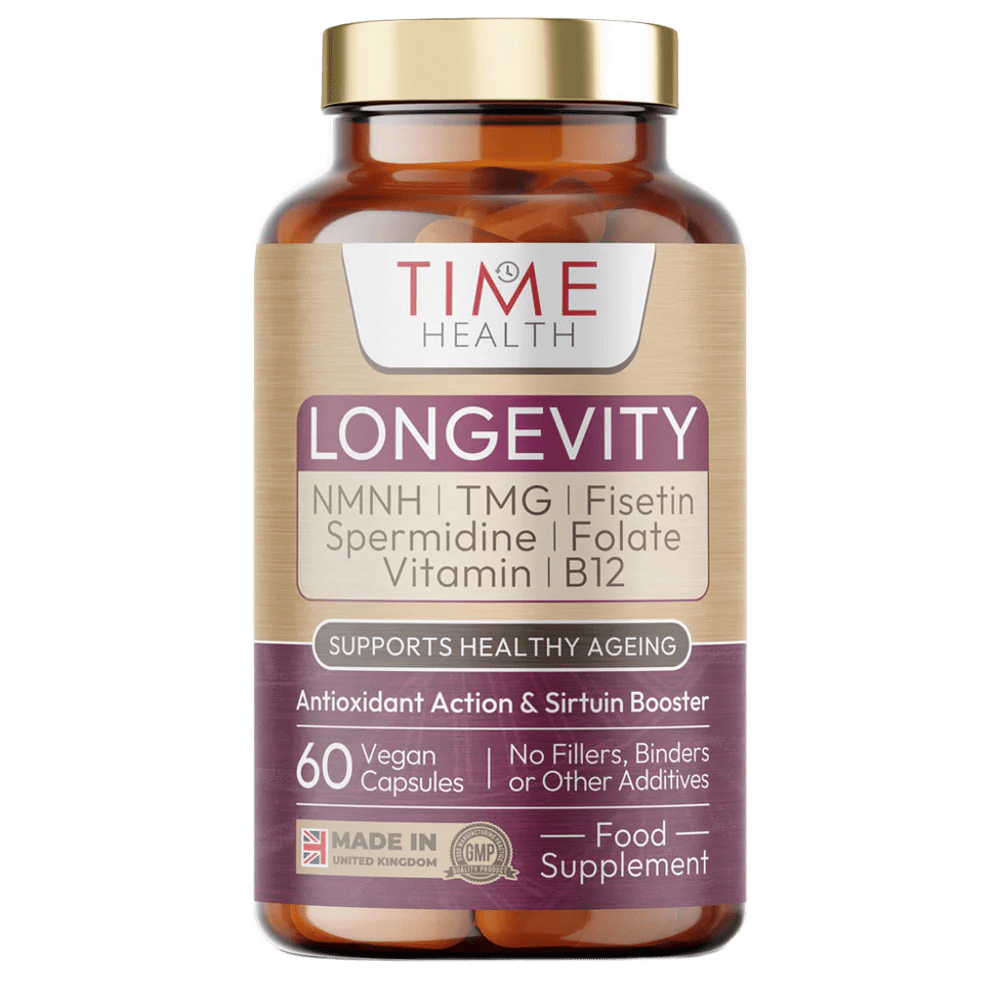 Longevity - NMNH, TMG, Spermidine, Fisetin, Folate & B12 - Cellular Energy