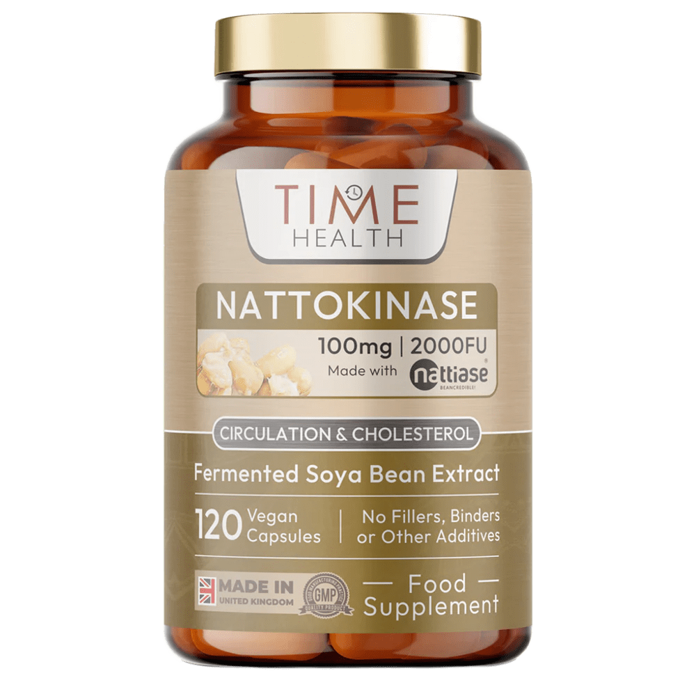 Nattokinase Capsules - Fermented Soya Extract - Nattiase® - 2000 FU / 100mg