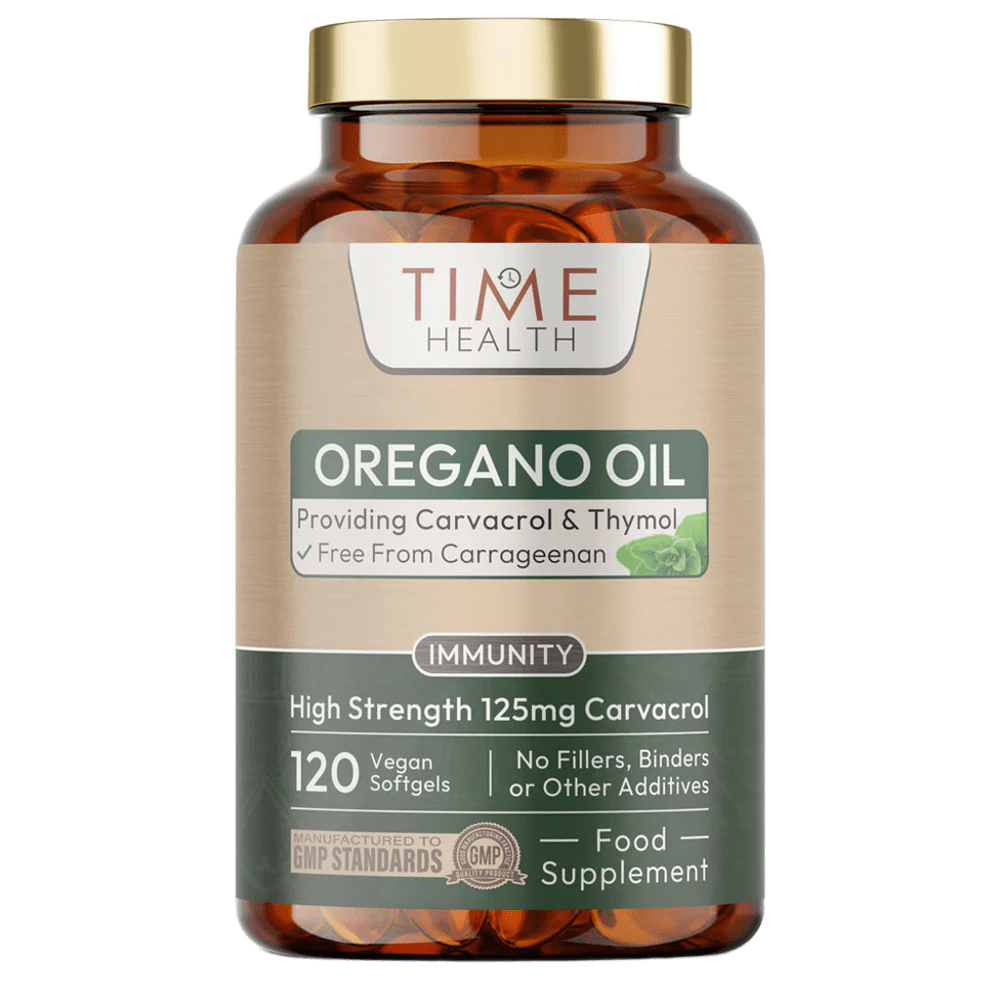 Oregano Oil Softgels - Spanish Origin, High in Carvacrol & Thymol