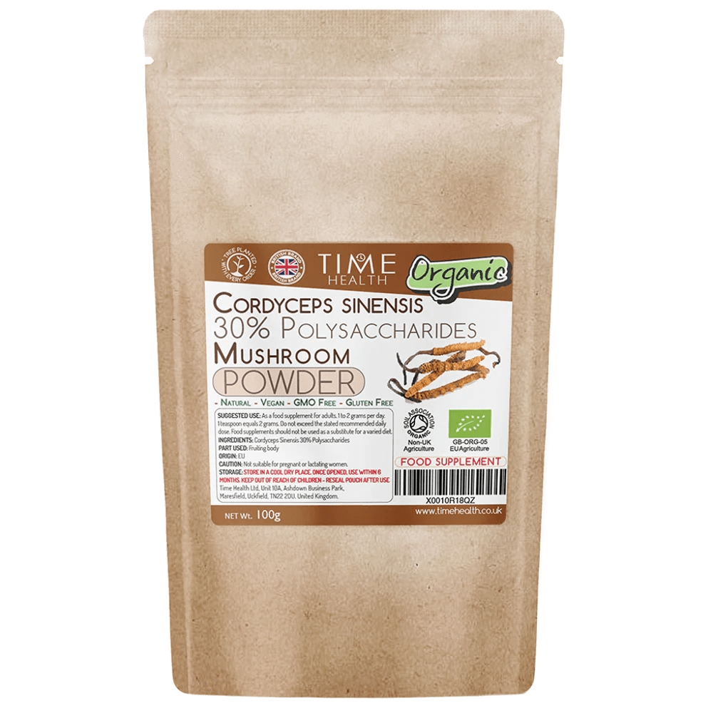 Organic Cordyceps Sinensis Powder – 30% Polysaccharides – Energy