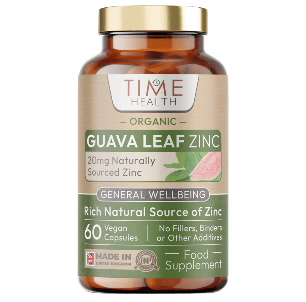 Organic Guava Leaf Extract – 20mg Natural Zinc – Immunity & Hormone Support