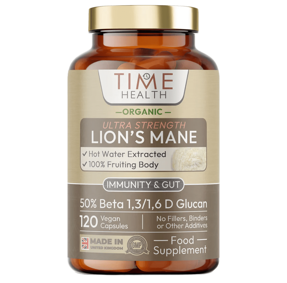 Organic Lion’s Mane – Ultra Strength 50% Beta Glucans - Immune and Gut