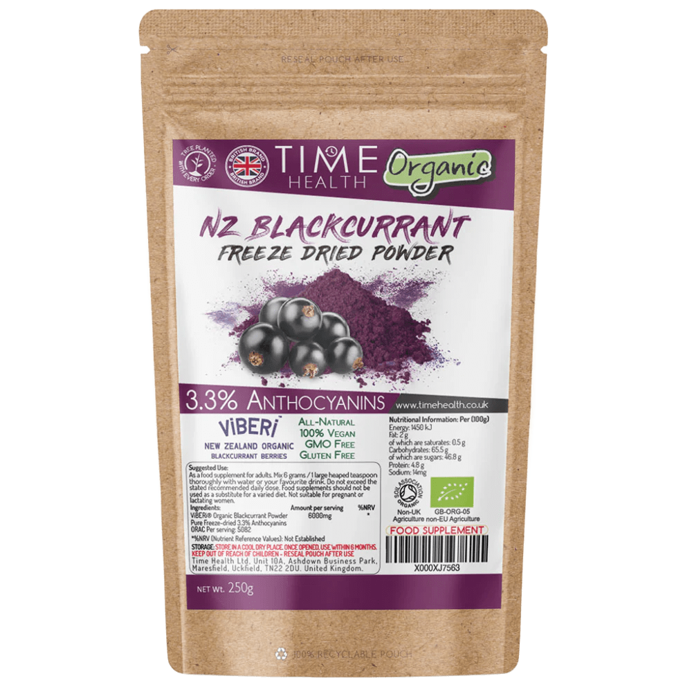 Organic New Zealand Freeze-Dried Blackcurrant Powder - ViBERi®