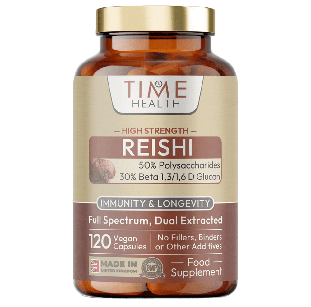 Reishi Mushroom Extract – High Strength 50% Polysaccharides – Immunity & Vitality