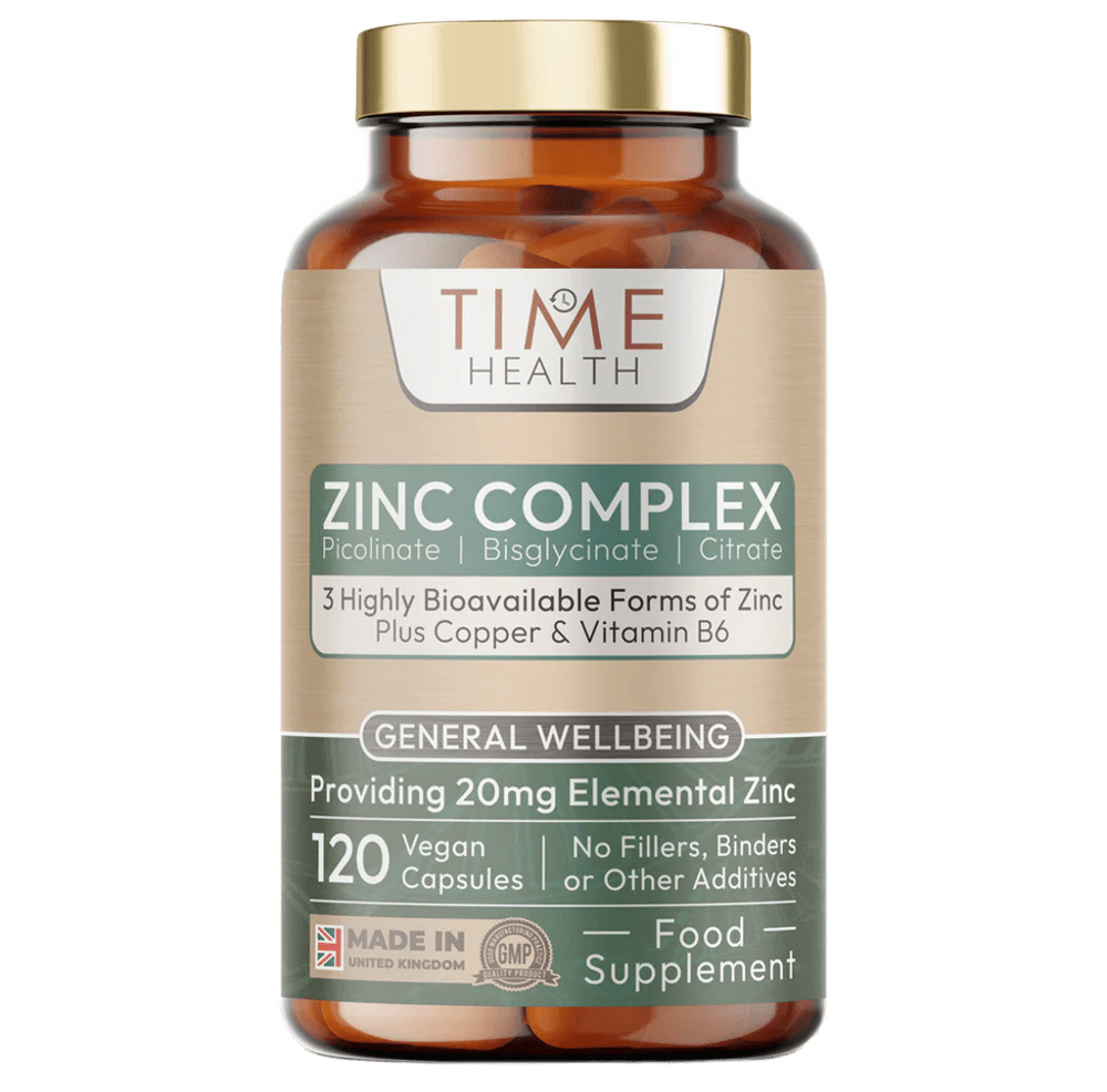 Triple Zinc Complex with Copper & B6 - General Wellbeing