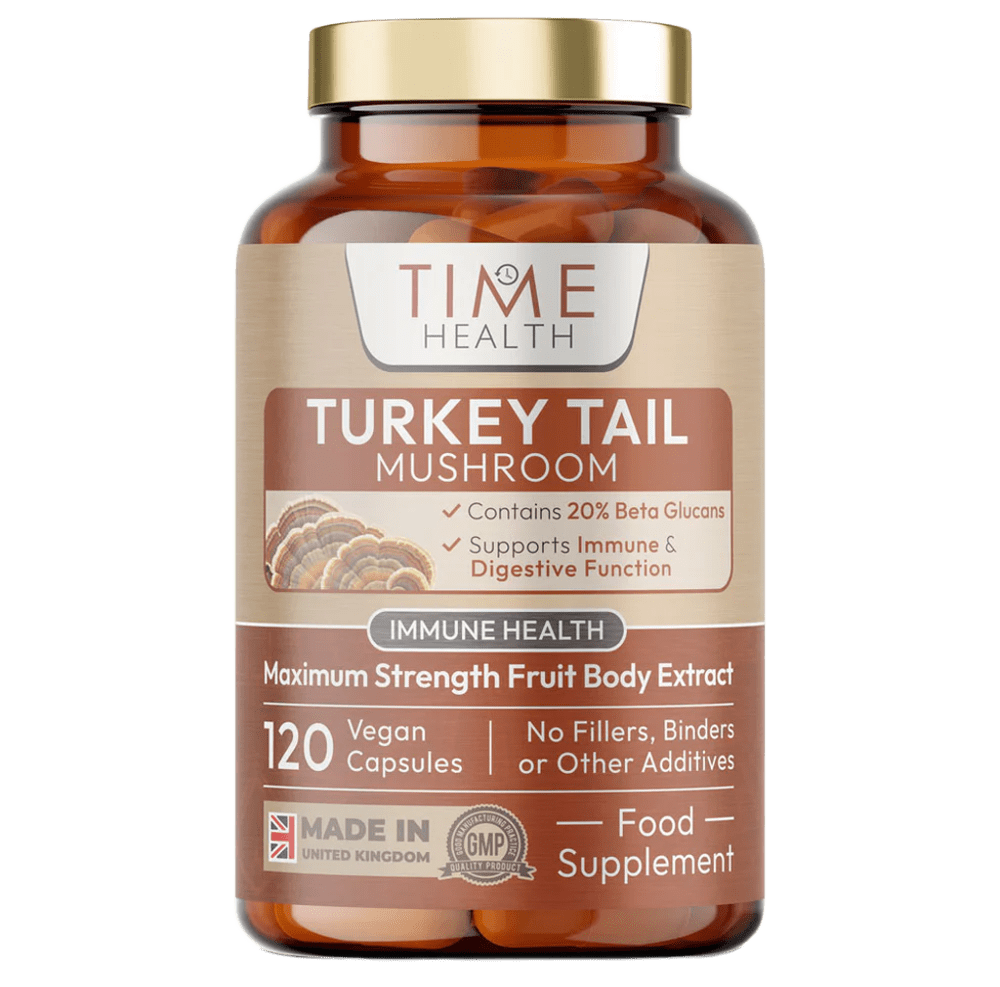 Turkey Tail Mushroom Extract – 20% Beta Glucans – Immunity & Gut Health