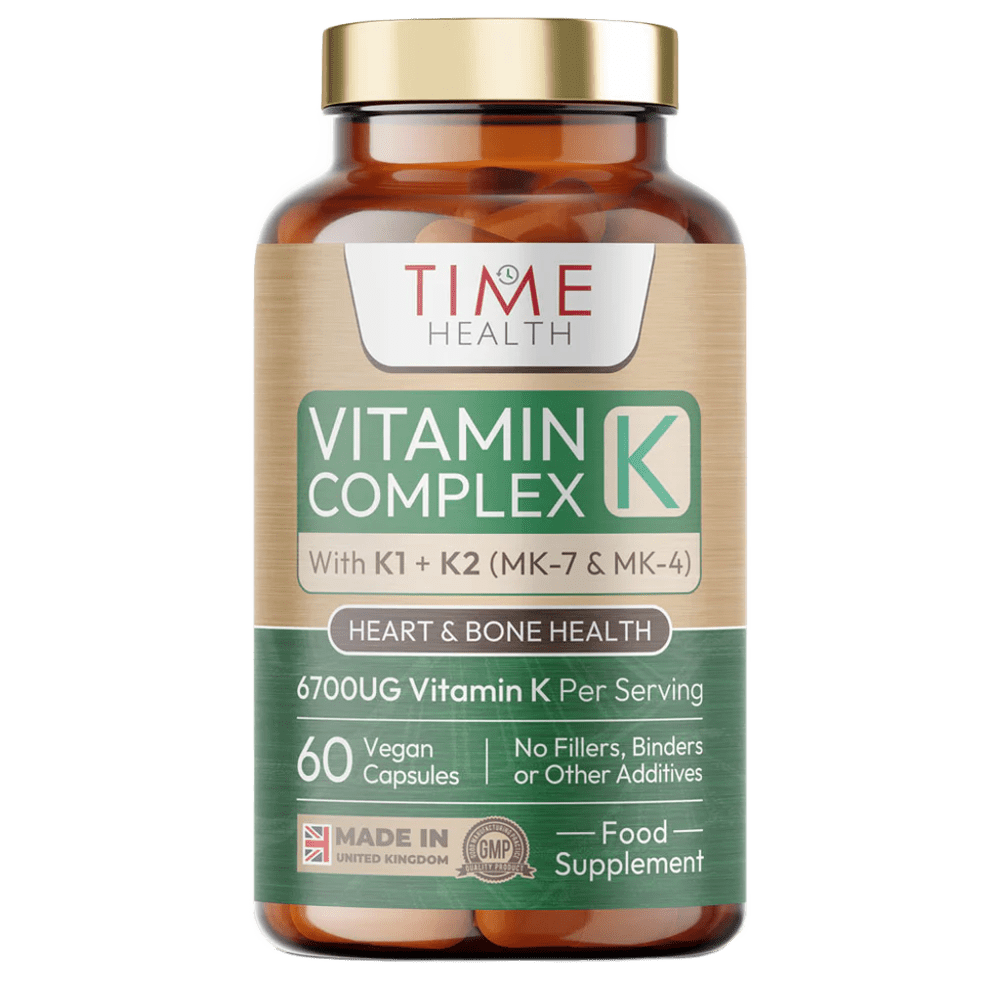 Vitamin K Complex – Active K1 + K2 (MK-4 & MK-7) – Heart, Bone & Circulation Support